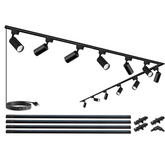 Solar-powered outdoor light fixture with remote control on a white background